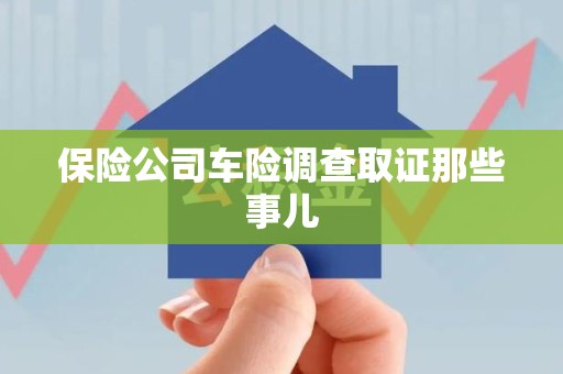 鹰潭保险公司车险调查取证那些事儿