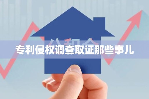 鹰潭专利侵权调查取证那些事儿